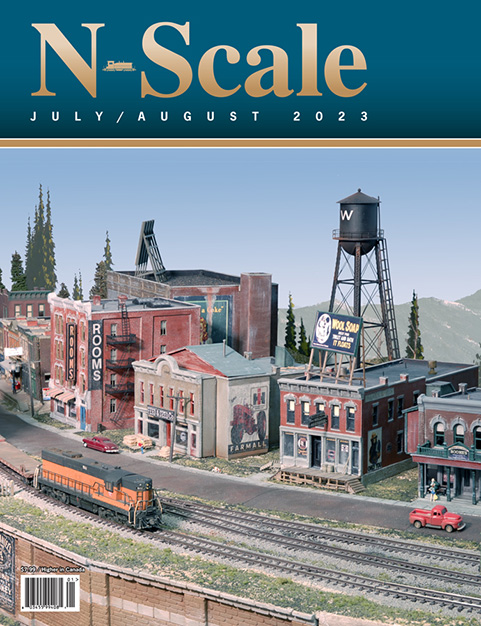 nScale Magazine cover July/August 2023